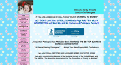 Desktop Screenshot of justluvempekingese.com
