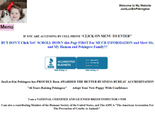 Tablet Screenshot of justluvempekingese.com